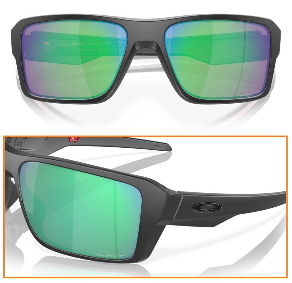 Oakley SI DOUBLE EDGE Prizm™ Maritime Polarized - matte black frame ( OO9380-0966) - Image 2
