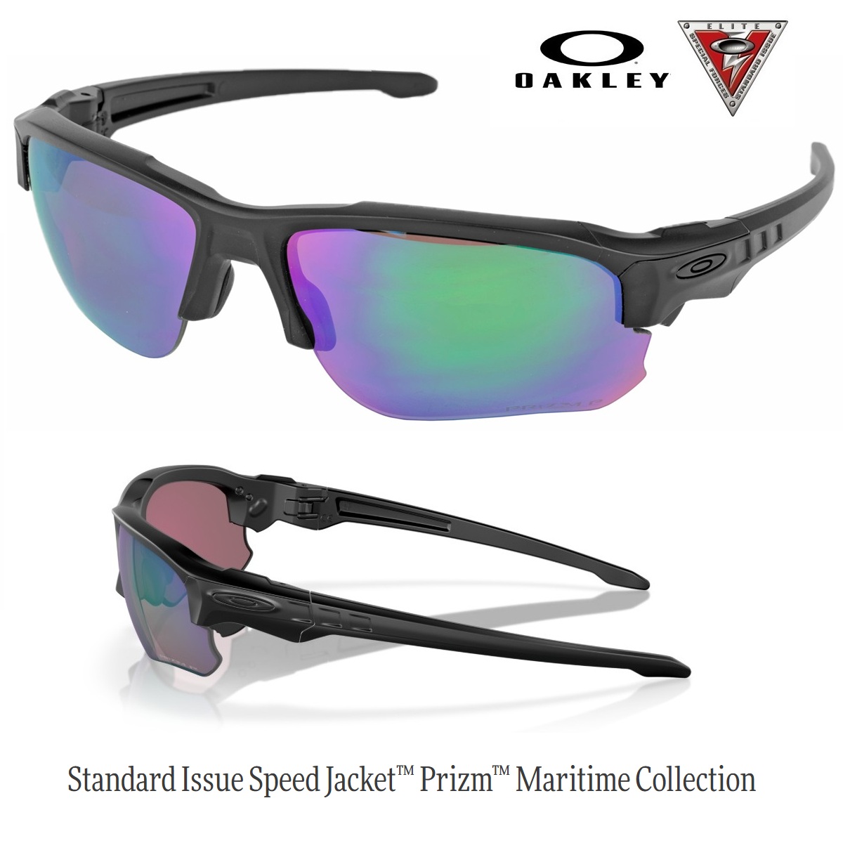Oakley SI Speed Jacket™ Prizm™ Maritime Polarized - matte black frame ( 922807-116-3P)