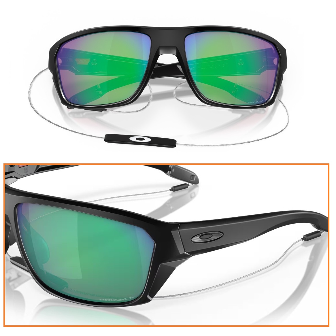 Oakley SI SPLIT SHOT Prizm™ Maritime Polarized - matte black frame ( 000941611) - Image 3