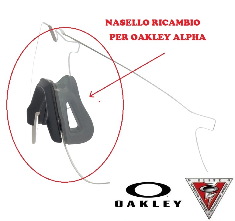 OAKLEY SI M-FRAME ALPHA NOSE PIECE REPLACEMENT - Nasello ricambio ( 29728)
