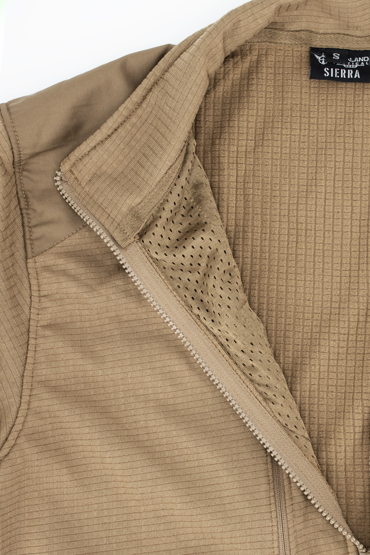 OPENLAND SIERRA GRID FLEECE JACKET (OPT-4411) - Image 3