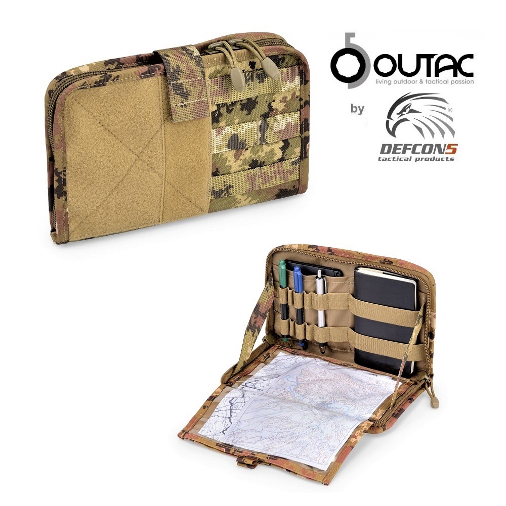 OUTAC COMMAND PANNEL ADMIN POUCH VEGETATO - MOLLE COMPATIBILE (OT-COP)