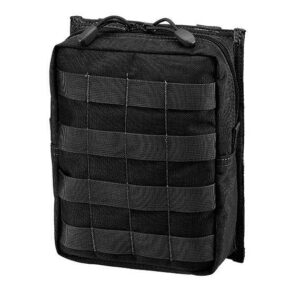 Outac Large Utility pouch verticale nero - MOLLE compatibile