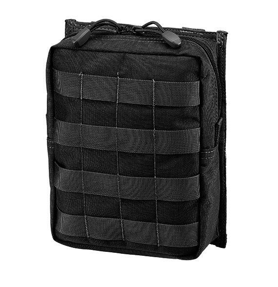 Outac Large Utility pouch verticale nero - MOLLE compatibile