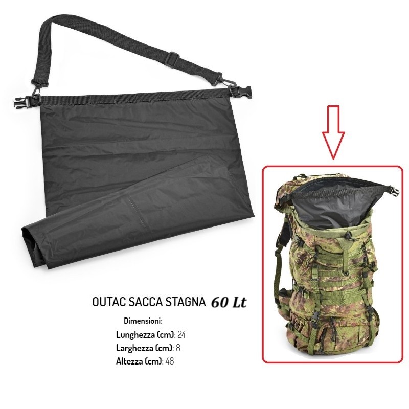 OUTAC SACCA STAGNA NERA - 60 Lt