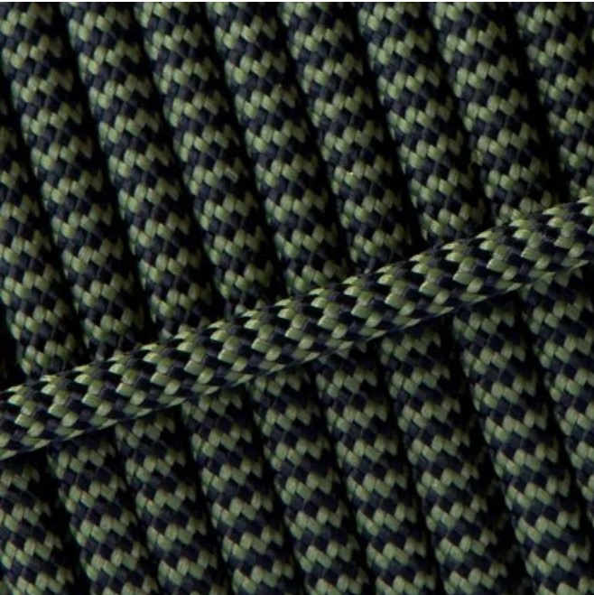 Paracord 550 Moss & Black Shockwave