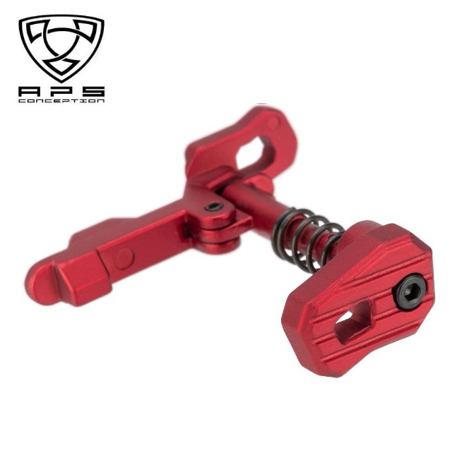 APS Conception AMBI MAG RELEASE CATCH M4/M16 Red aluminium