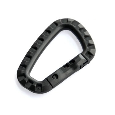 Mil-Tec Moschettone in plastica nero