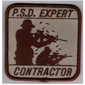 PSD Expert Contractor patch coyote tan