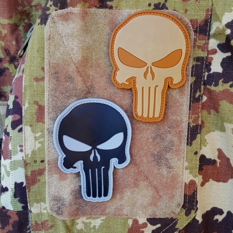PUNISHER PVC PATCH CUT EDGE