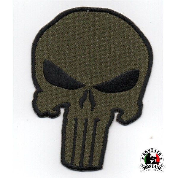 PUNISHER patch verde oliva