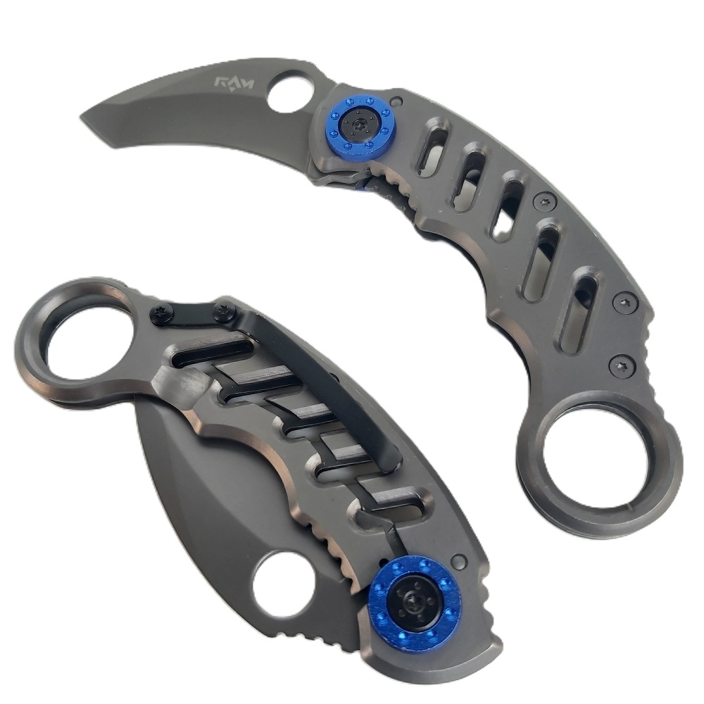 RAM KARAMBIT BLUE Folding Knife (R40112) - Image 2
