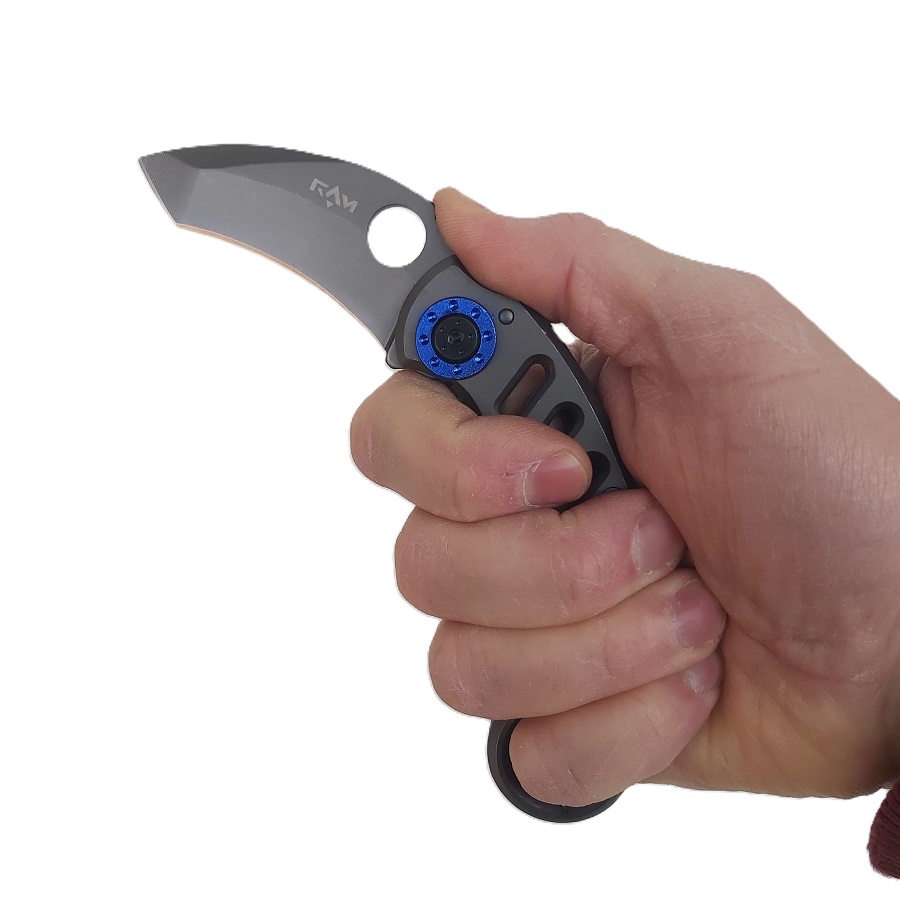 RAM KARAMBIT BLUE Folding Knife (R40112) - Image 5
