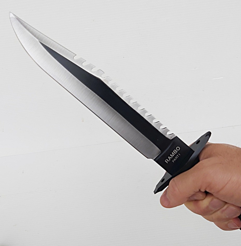 RAMBO I - First Blood Fixed Knife Black ( RM-H1) - Image 7
