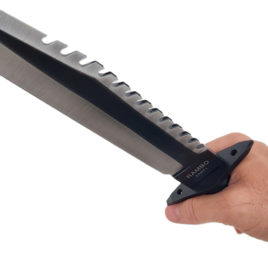 RAMBO I - First Blood Fixed Knife Black ( RM-H1) - Image 8
