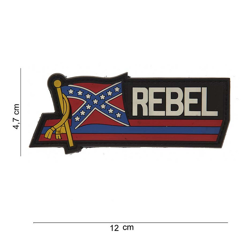 101 INC REBEL FLAG PVC Patch