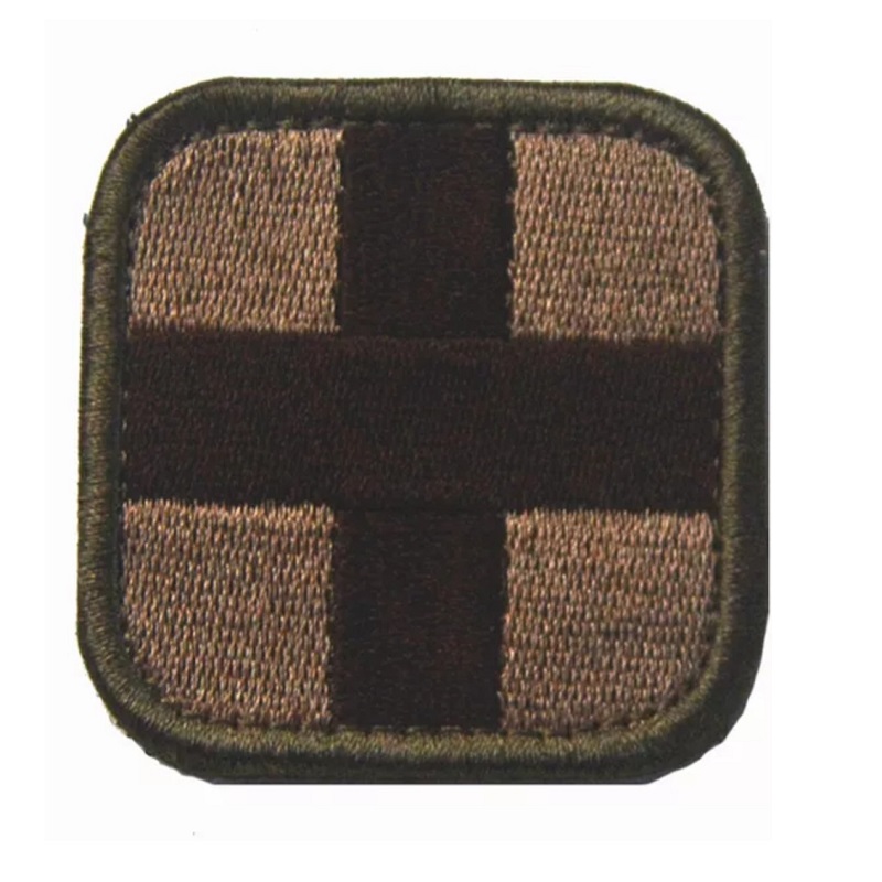Medic cross multipattern patch - ricamata