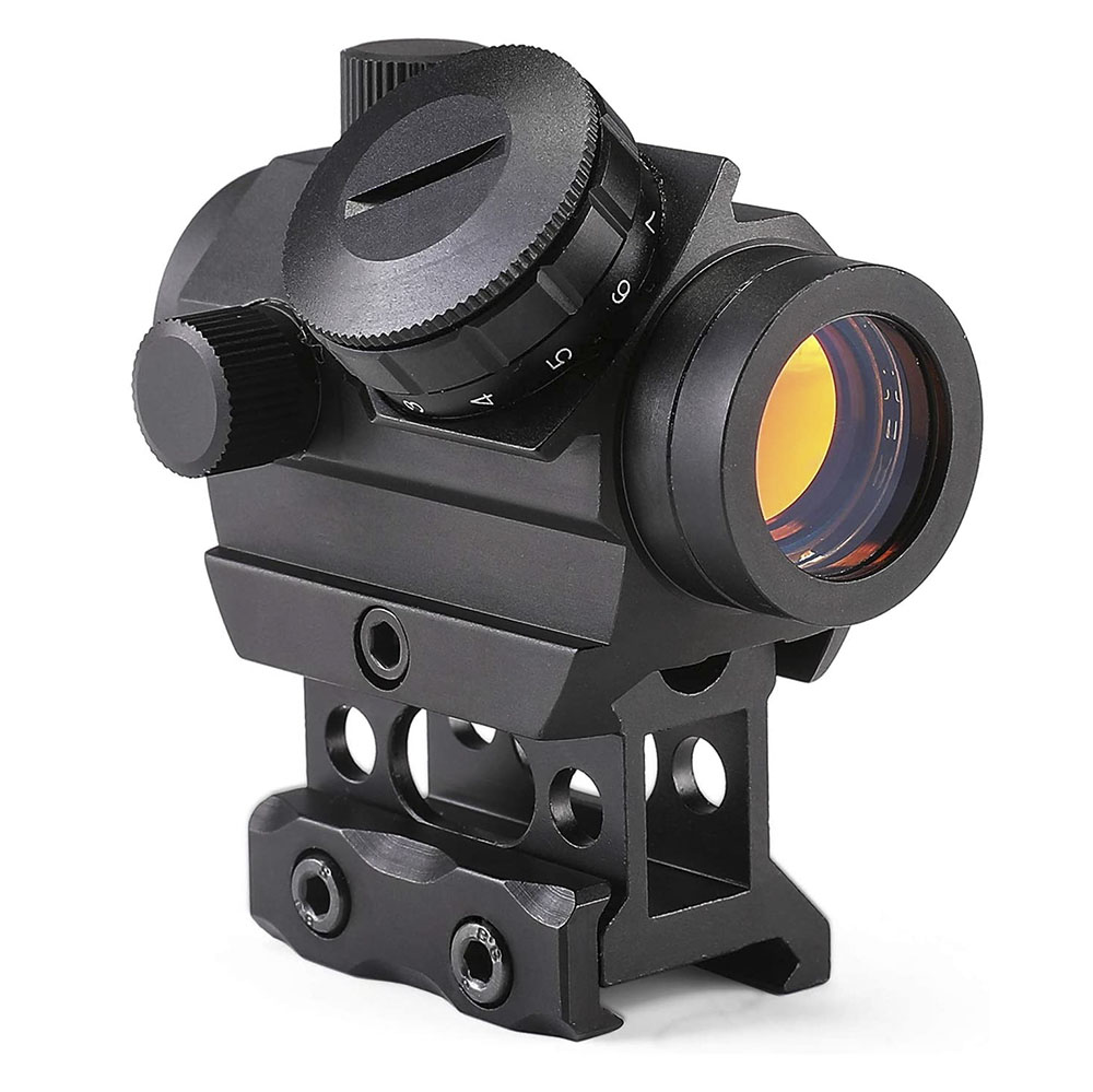 Red Dot Sight 1x20 slitta da 20mm alta/bassa- punto rosso ad 11 intensità