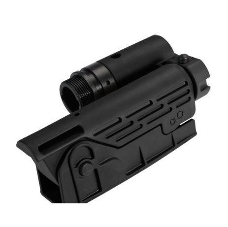 Retractable Folding Buttstock Nero per M4/Sr16/SR25 - immagine 2