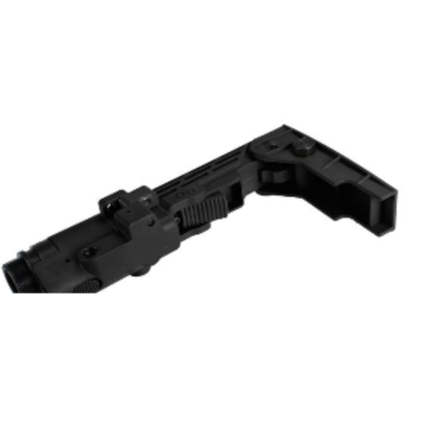 Retractable Folding Buttstock Nero per M4/Sr16/SR25 - immagine 6