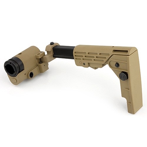 Retractable Folding Buttstock Coyote per M4/Sr16/SR25 - immagine 2