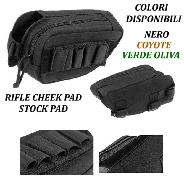 TWS RIFLE STOCK PAD -poggiaguancia per calcio- colori vari - immagine 3