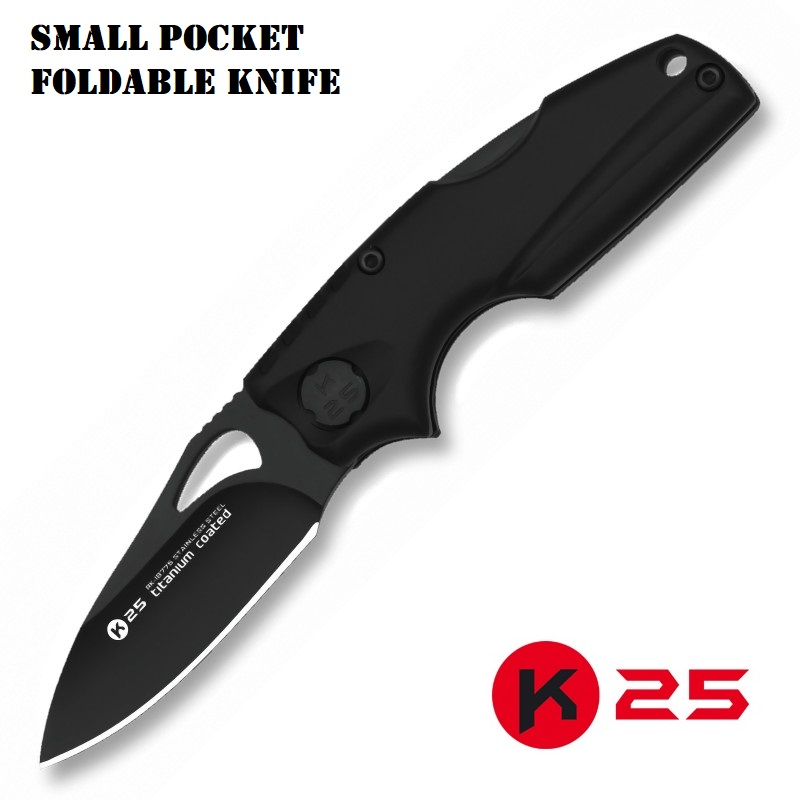 RUI K25 Tactical Black  small foldable pocket knife 18775
