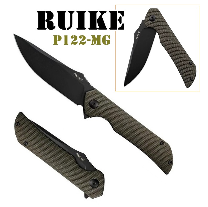 Ruike D123-MG Foldable Knife Olive