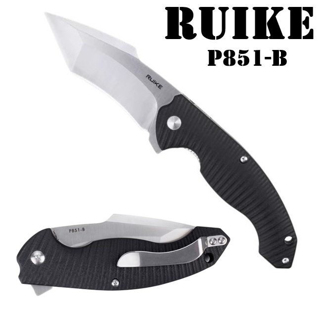 RUIKE Folding Pocket Knives Black P851-B