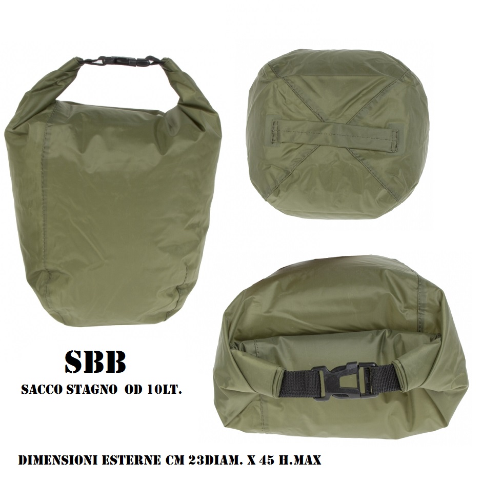 SBB Sacco Stagno 10 Lt verde oliva