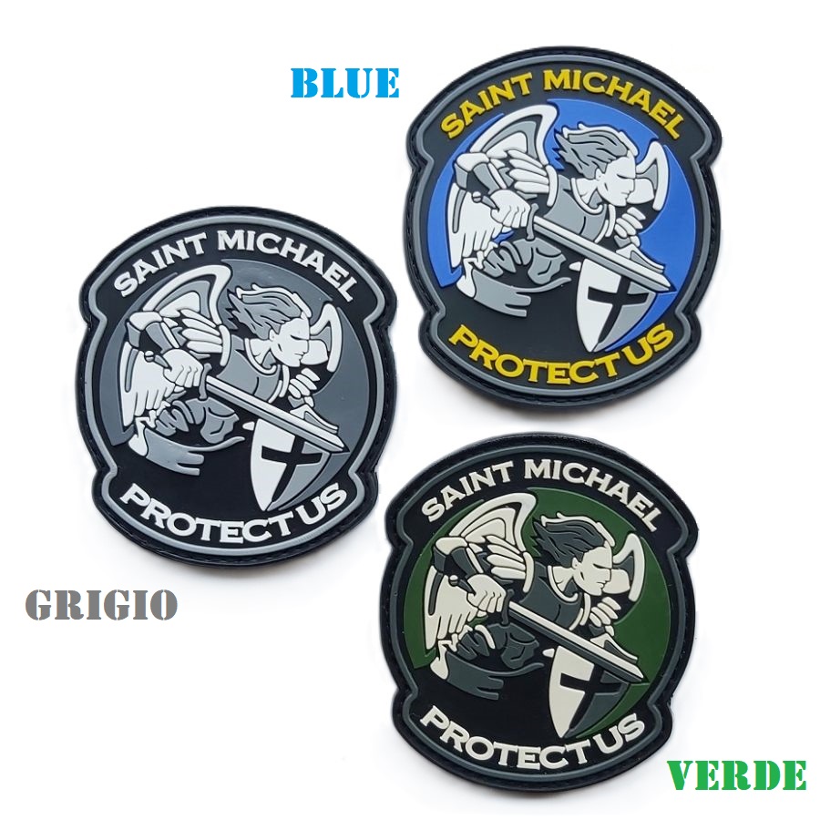 SAINT MICHAEL PROTECT US- PVC PATCH