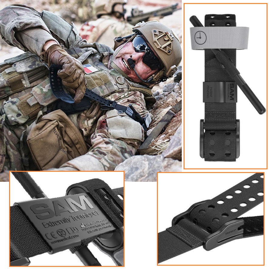 SAM Medical® SAM® XT Extremity Tourniquet - Tactical Black