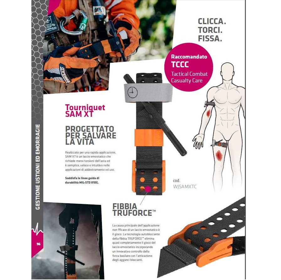 SAM Medical® SAM® XT Extremity Tourniquet - Tactical Black - immagine 7