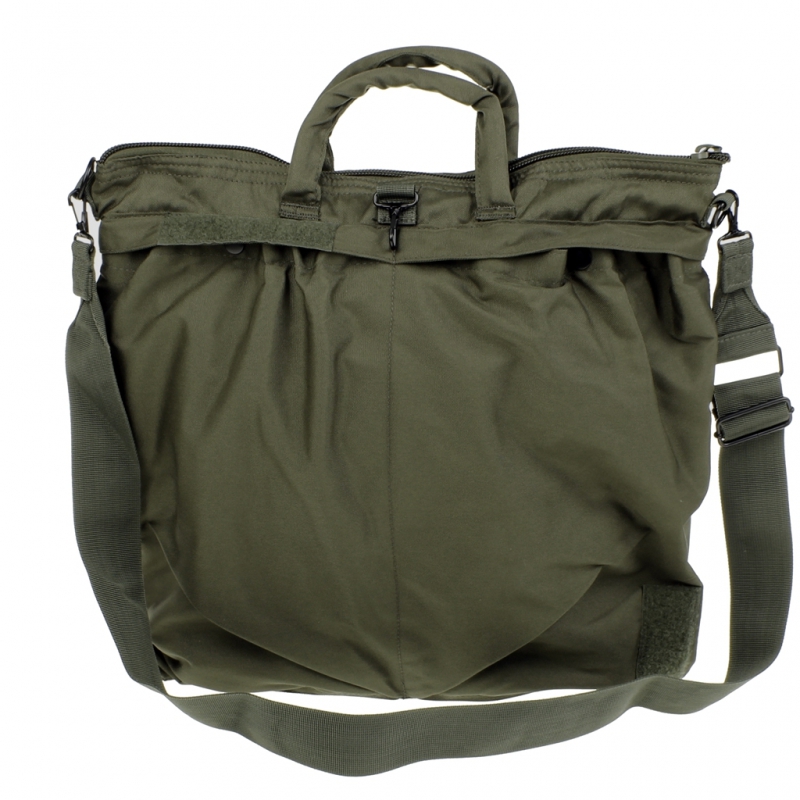 Borsa porta casco Con tracolla verde oliva