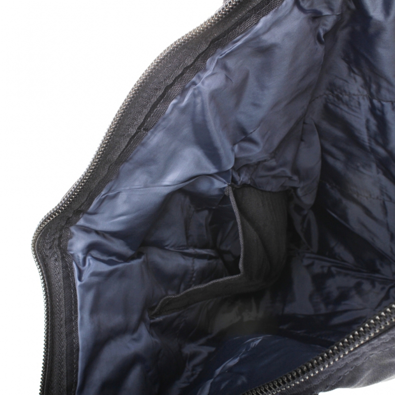 Borsa porta casco con tracolla nera - immagine 4