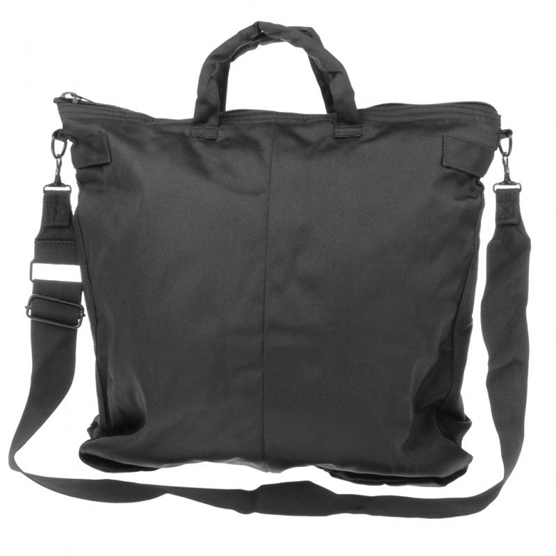 Borsa porta casco con tracolla nera - immagine 3