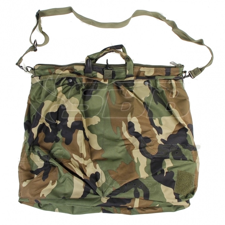 Borsa porta casco con tracolla woodland