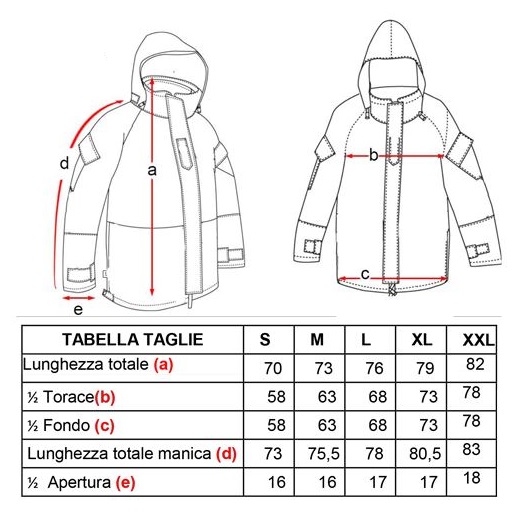 SBB Parka Impermeabile Traspirante Gen.II - nero o woodland - immagine 11