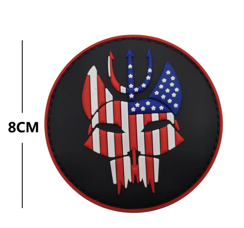 SEAL TEAM BRAVO USA FLAG PVC PATCH