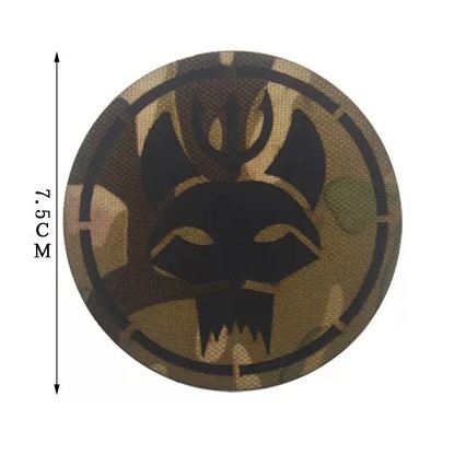 SEAL TEAM BRAVO PATCH MULTICAM CIRCLE- LASER CUT - INFRARED