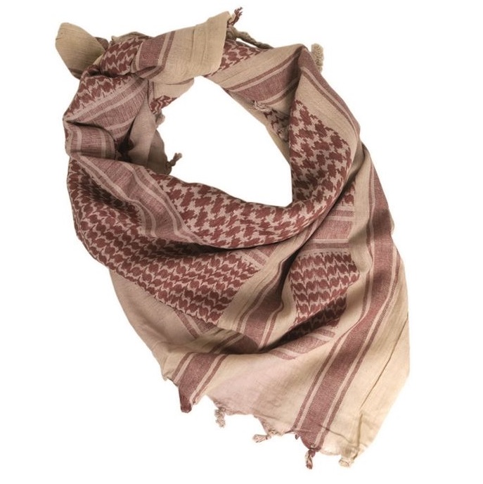 Mil -Tec Shemag  amaranto/coyote
