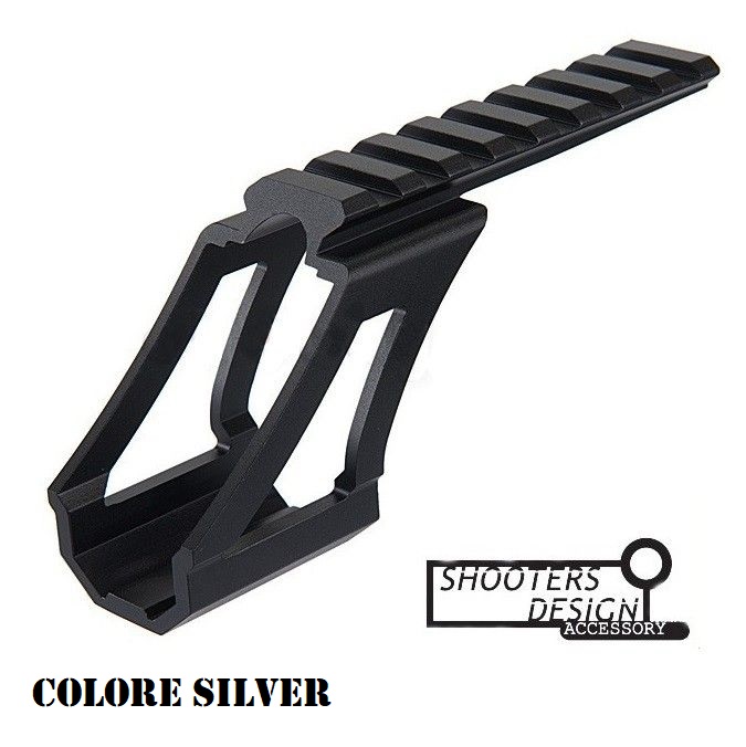 Shooters Design Low Scope Mount Base for Hi-Capa 5.1 (Type A, SILVER)