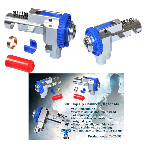 SHS M4 HOP-UP system in Alluminio - kit completo 