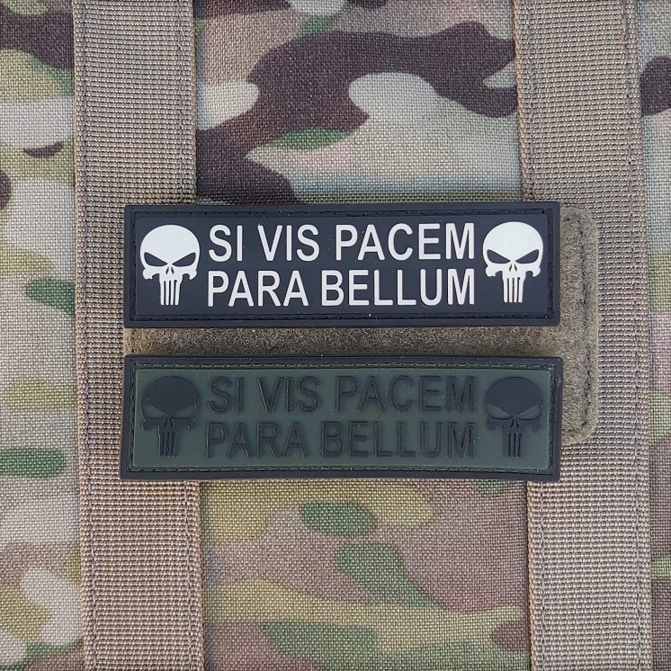 "SI VIS PACEM PARA BELLUM" PVC PATCH