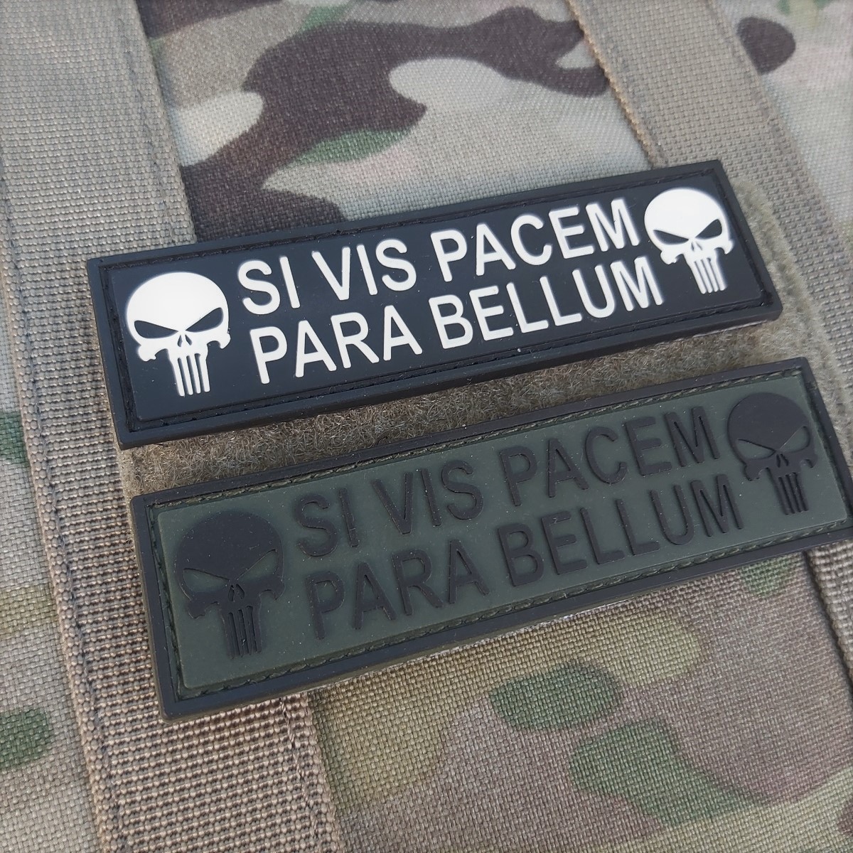 "SI VIS PACEM PARA BELLUM" PVC PATCH - immagine 2