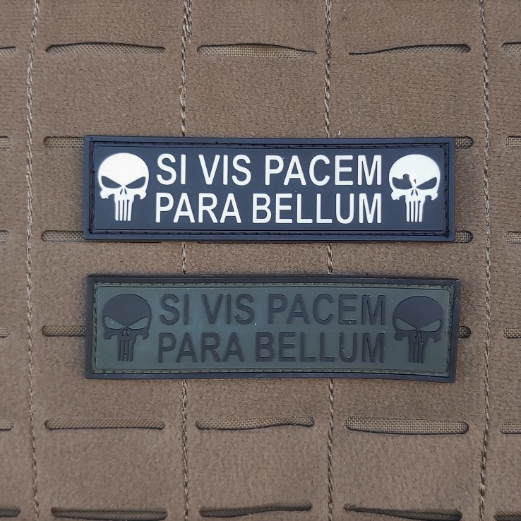 "SI VIS PACEM PARA BELLUM" PVC PATCH - immagine 3