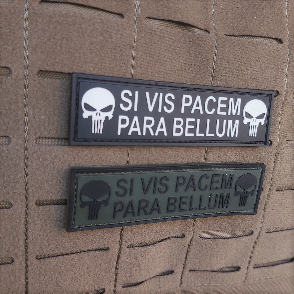 "SI VIS PACEM PARA BELLUM" PVC PATCH - immagine 4
