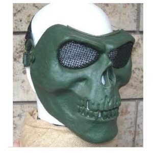 Skull verde maschera a rete completa