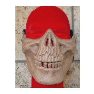 Skull desert mezza maschera in plastica