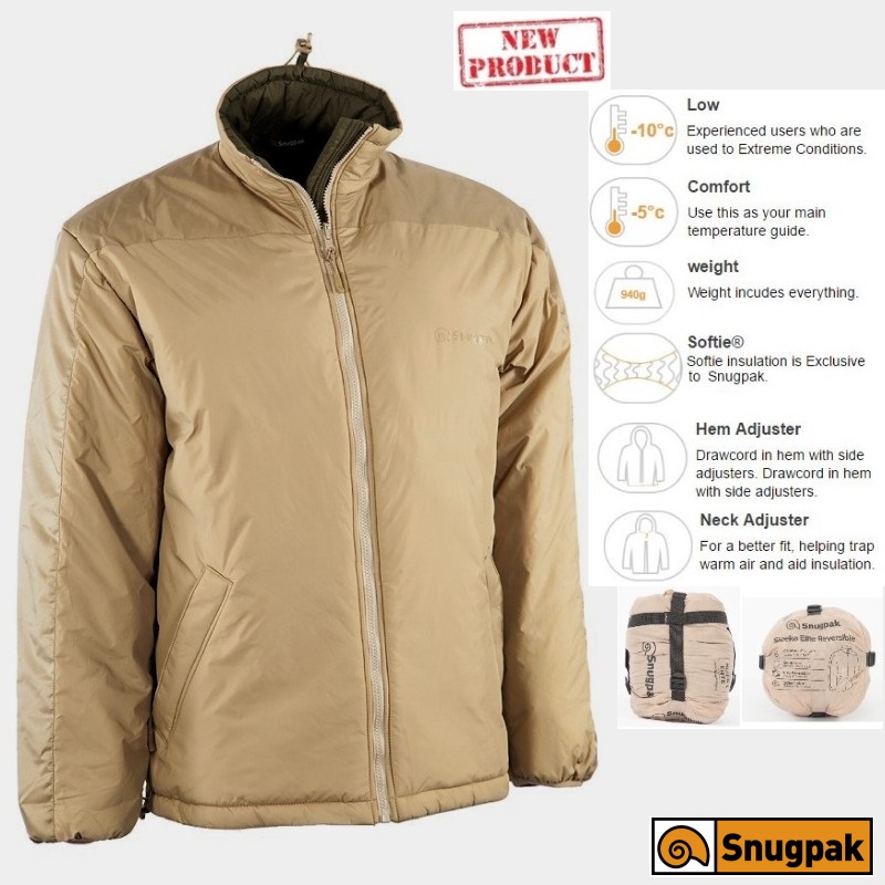 SNUGPAK SLEEKA REVERSE ELITE DESERT/OLIVE JACKET